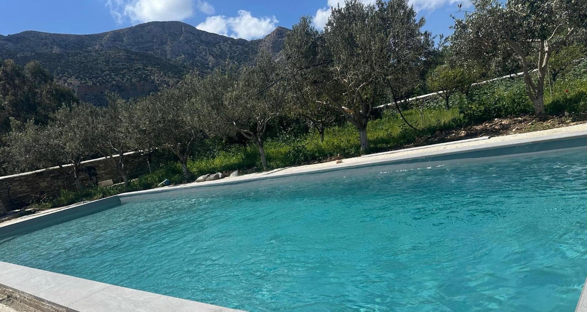 Villa River With Pool Kamares  Exterior foto